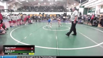 80 lbs Semifinal - Micah Higley, Homedale vs Burke Blue, Lowell Scott