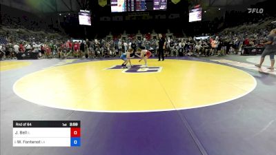 100 lbs Rnd Of 64 - Jackson Bell, IL vs William Fontenot, LA