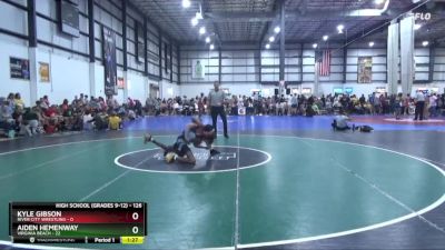 126 lbs Champ. Round 2 - Kyle Gibson, River City Wrestling vs Aiden Hemenway, Virginia Beach