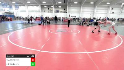 154 lbs Round Of 16 - Jacobi Poire, Wrestlers Way vs Josh Hindin, New England Gold WC