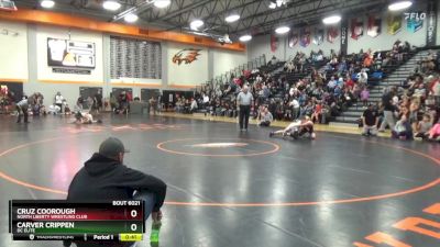 N-11 lbs Semifinal - Carver Crippen, DC Elite vs Cruz Coorough, North Liberty Wrestling Club