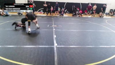 115/122 1st Place Match - Ma`Kiah Kershaw, Devilcats vs Eli Lorang, Mighty Warriors Wrestling Acad