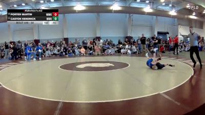 56 lbs Cons. Semi - Porter Martin, Wild Buffalo Wrestling Club vs Caston Kendrick, New Kent Wrestling Club