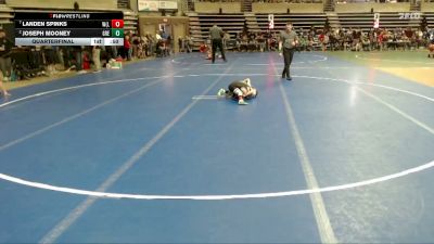 45 lbs Quarterfinal - Landen Spinks, WML (Windom/Mountain Lake) vs Joseph Mooney, Greenbush