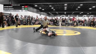 60 lbs Semis & 1st Wrestleback (8 Team) - Kohyn Deputy, POWA vs Leyton Boyd, Ohio Gold