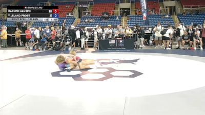 106 lbs Champ. Rd Of 128 - Parker Hansen, Missouri vs Leland Frost, Arizona