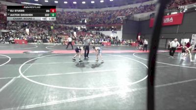 76 lbs Champ. Round 2 - Eli Stuebs, Unattached vs Jaxton Groshek, Wittenberg-Birnamwood