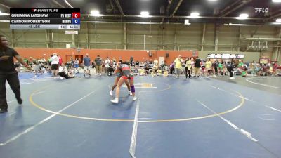 48 lbs Rr Rnd 1 - Gulianna Latshaw, PA West 1 - GK8E vs Carson Robertson, Misfits Twizzlers - Gk8E