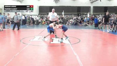 93 lbs 7th Place - Jordan Arenz, American MMAW - MSC vs Parker Clancy, Clearview - MSC