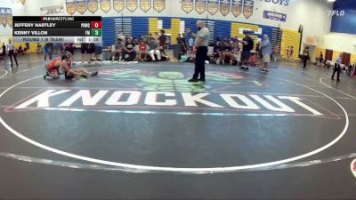 120 lbs Round 1 (8 Team) - Kenny Villon, Funky Monkey vs JEFFERY HARTLEY, Palm Harbor WC