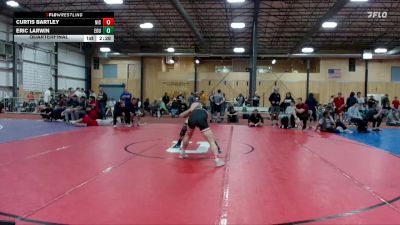 149 lbs Quarterfinal - Eric Larwin, Eastern Oregon University vs Curtis Bartley, North Idaho College