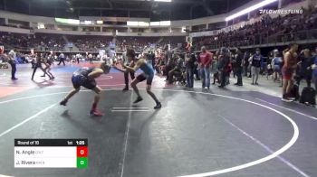 130 lbs Round Of 16 - Nathaniel Angle, Colts Wrestling Club - SV vs Joshua Rivera, New Mexico Beast