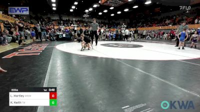 60 lbs Round Of 16 - Lincoln Hartley, ARDMORE TAKEDOWN CLUB vs Kannon Keith, Tuttle Wrestling