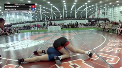 140 lbs Ariana Schacht, Wisconsin vs Avery Colvin, Utah