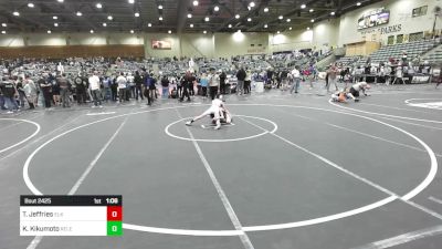 89 lbs Quarterfinal - Tyler Jeffries, Elk Grove Wr Acd vs Kaeden Kikumoto, Relentless