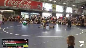 70 lbs Round 5 (10 Team) - Maddox Plambeck, RWA vs Jaxon Mancuso, The Untouchables Black