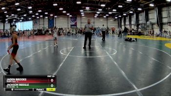 72 lbs Rd# 6- 9:00am Saturday Final Pool - Jackson Beegle, PA Silver vs Jaden Brooks, Rebellion