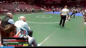 132 lbs D1 - Quarter-finals (fri 5:30 P.m.) - Preston Kratochvill, Holmen vs Wyatt Duchateau, Arrowhead