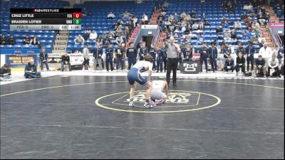 114 lbs Semifinal - Cruz Little, Faith Christian Acad. vs Braiden Lotier, Bishop McDevitt