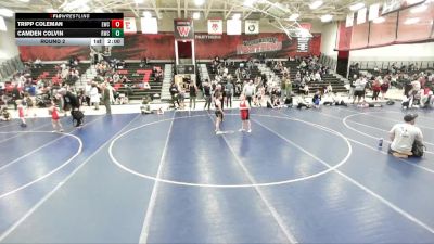 90-103 lbs Round 2 - Tripp Coleman, Empire Wrestling Club vs Camden Colvin, Roy Wrestling Club