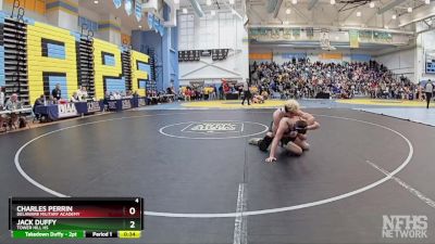 150 lbs Cons. Round 2 - Jack Duffy, Tower Hill Hs vs Charles Perrin, Delaware Military Academy
