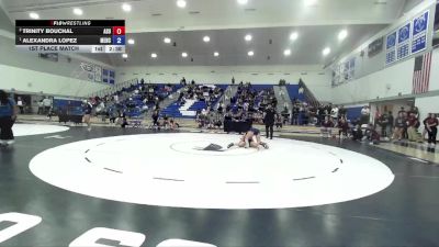 160 lbs 1st Place Match - Alexandra Lopez, Menlo College vs Trinity Bouchal, Arizona State Club