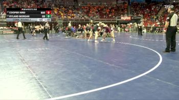 2A-165 lbs Cons. Round 2 - Ryland Morgan, Clarion-Goldfield-Dows vs Cooper Hird, Mount Vernon