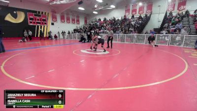 125 lbs Champ. Round 1 - Jahaziely Segura, Artesia vs Isabella Cash, Liberty