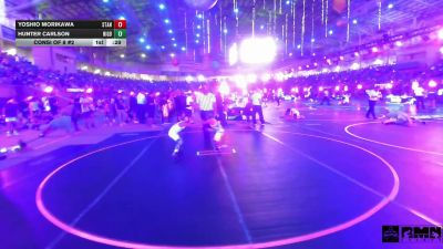 58 lbs Consi Of 8 #2 - Yoshio Morikawa, Standfast vs Hunter Carlson, Rigby Wrestling