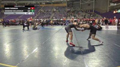 184 lbs Finals (2 Team) - Desmond McLaughlin, Castleton vs Owen Turnbow, Albion