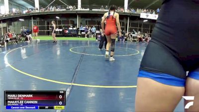 155 lbs Round 3 (8 Team) - Jasmine Vick, Texas Blue vs Avree Dial, Oklahoma