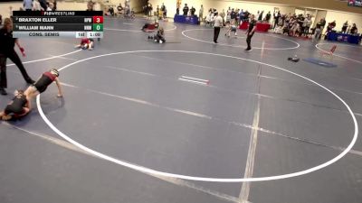 10U - 59 lbs Cons. Semis - Braxton Eller, New Prague Wrestling vs William Mann, No Nonsense Wrestling