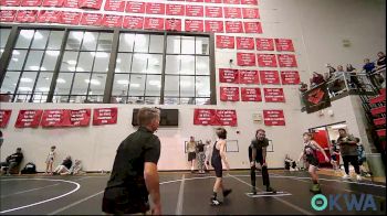70-75 lbs Consolation - Rhyder Seaman, Weatherford Youth Wrestling vs Asher Jordan, Carl Albert