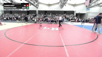 82-J lbs Consi Of 16 #2 - Connor Hanly, Vougar's Honors Wrestling vs Brandon Flamini, High Pace Wrestling Club