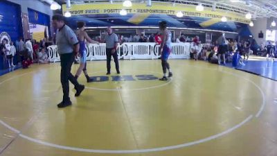 144 lbs Champ. Round 2 - Sebastian Bonachea, Oakleaf High School vs Alexander Macri, Lugo Wrestling Club