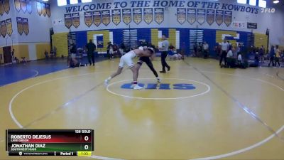 126 Gold Round 2 - Roberto DeJesus, Lake Gibson vs Jonathan Diaz, Southwest Miami