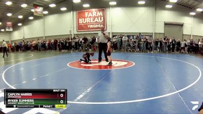 53 lbs Cons. Round 4 - Ryker Summers, Amherst Wrestling Club vs Caplyn Harris, Appomattox