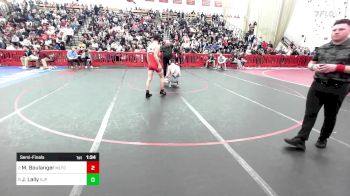 138 lbs Semifinal - Michael Boulanger, Milford vs James Lally, Saint John's Prep