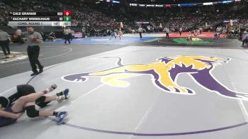 Cons. Round 1 - Zachary Wiebelhaus, North Central vs Cale Graham, Hitchcock County