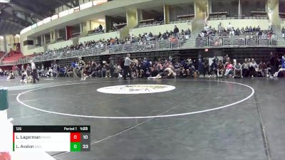 126 lbs Round 1 (3 Team) - Logan Avalon, Garden City vs Logan Lagerman, Manhattan