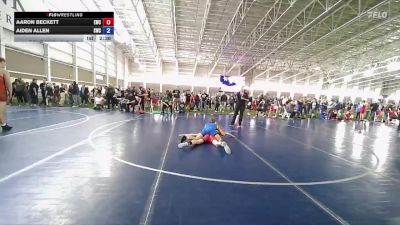 113 lbs Cons. Round 2 - Aaron Beckett, Excalibur Wrestling Club vs Aiden Allen, Shootbox Wrestling Club