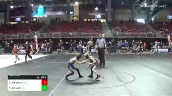 43 lbs Semifinal - Dane Parsons, Pomona Elite vs Emma Schnell, Victory Training Center