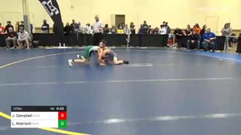 117 lbs Consolation - Jack Campbell, Nazareth vs Logan Matrisch, Penn Trafford