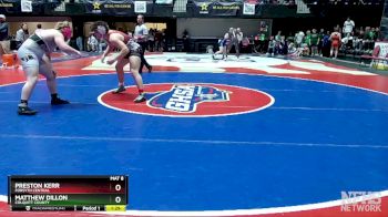 7A-215 lbs Quarterfinal - Matthew Dillon, Colquitt County vs Preston Kerr, Forsyth Central