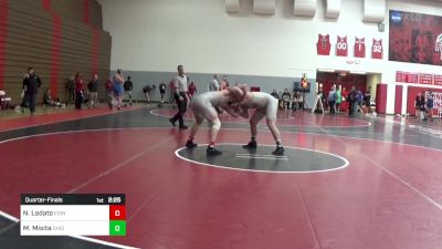 285 lbs Quarterfinal - Nick Lodato, Edinboro vs Michael Misita, Ohio State