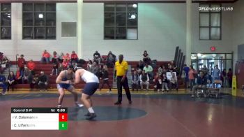 220 lbs Consolation - Cole Ulfers, St. Paul's School vs Victor Coleman, Episcopal Academy