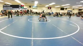 144 lbs Cons. Round 4 - Zakk Daniel, El Modena vs Lucas Wozniak, Norco