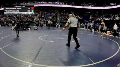 2A 150 lbs Champ. Round 1 - Brandon Mcbride, Lincolnton High School vs Nasir Williams, Eastern Wayne