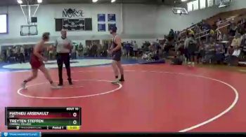 197 lbs Champ. Round 1 - Mathieu Arsenault, Coe vs Treyten Steffen, Cornell College