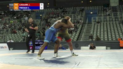 130 kg Qualification - Courtney Freeman, USA vs Jacob Logaard, SWE
